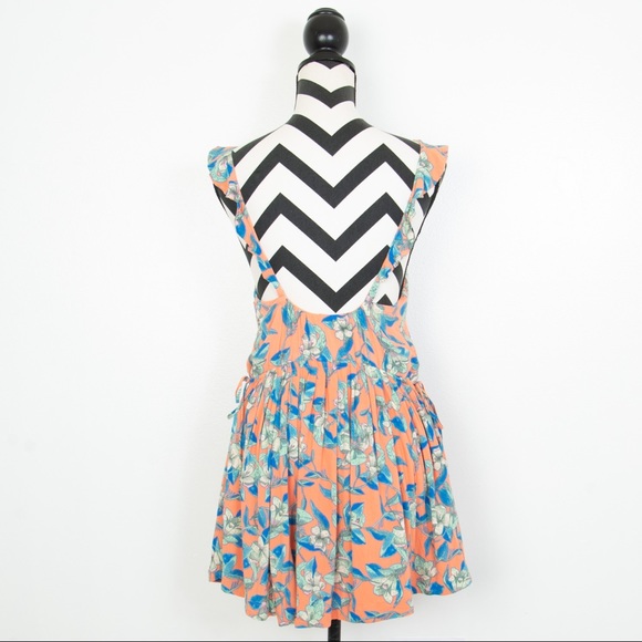 Free People Orange Dear You Mini Dress - Picture 3 of 10